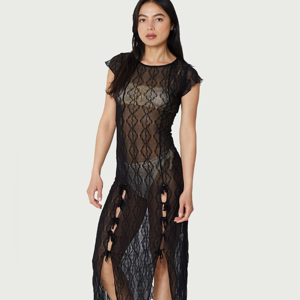 NEW Mariposa Lace Midi Dress in Night